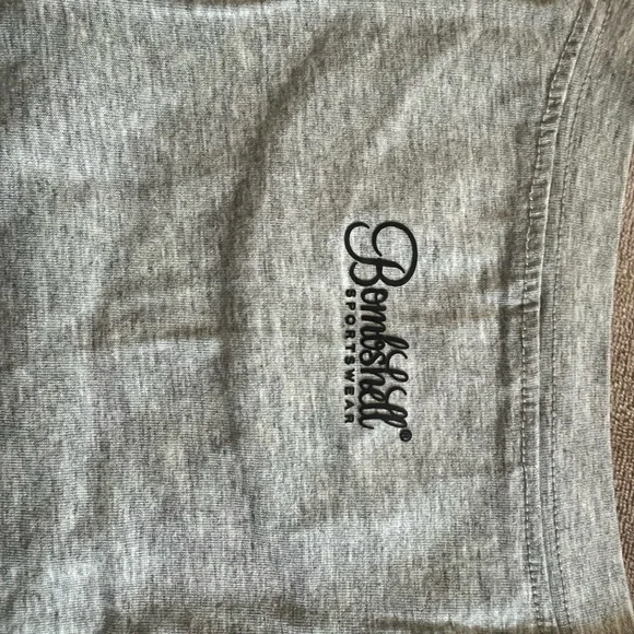 Bombshell Sportswear Gym Life Living for the Pump Crop Top T-shirt Medium - Picture 4 of 7